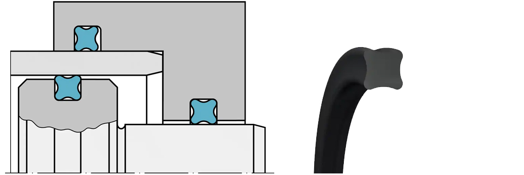 ast sealing x-ring (quadRing)
